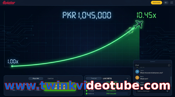 Main screen of Www.twinkvideotube.com aviator page for PK players