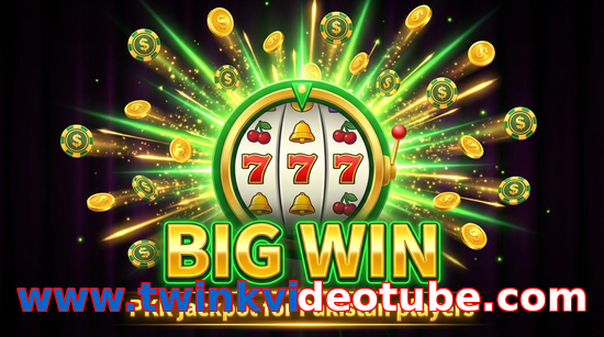 Big win animation on Www.twinkvideotube.com slot game